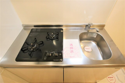 2口ガスコンロ付きキッチン