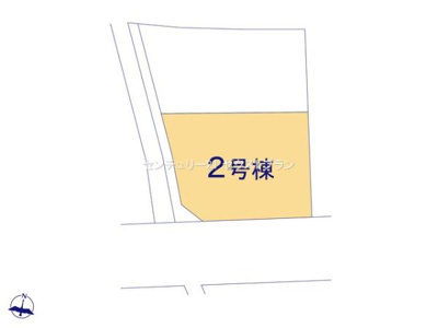 【区画図】 | 太田第4鶴生田町 2号棟 | 区画図