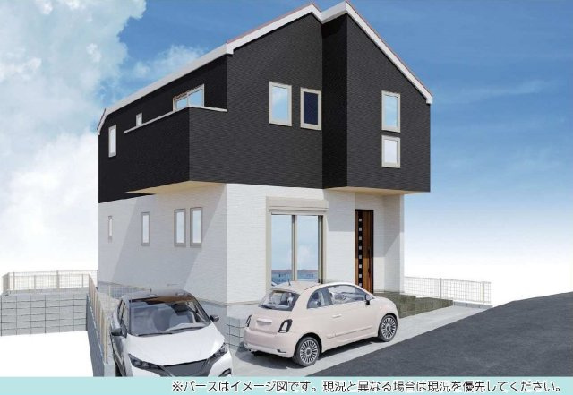 【横浜市旭区鶴ケ峰本町3丁目25-8新築戸建て】★仲介手数料無料★（今宿小学校・鶴ケ峯中学校）の外観パース