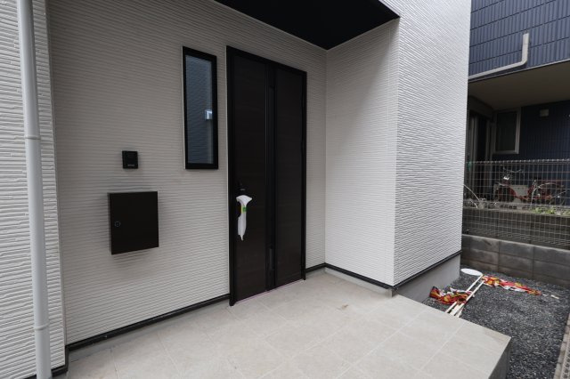 《仲介手数料無料》北区別所町13-14新築一戸建てリガーレのセキュリティ|撮影日 2025年9月4日 13:30 曇り