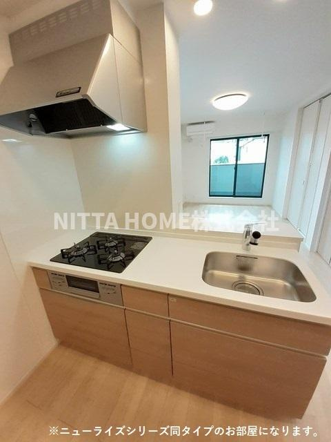 ハーモニー福知山　Ｄ棟のキッチン|【イメージ写真】カウンターキッチンを設置します○