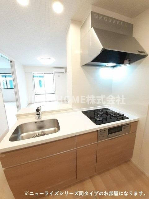 ハーモニー福知山　Ｄ棟のキッチン|【イメージ写真】カウンターキッチンを設置します○