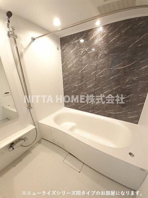 ハーモニー福知山　Ａ棟の浴室|【イメージ写真】一坪以上の風呂で設備も充実◇