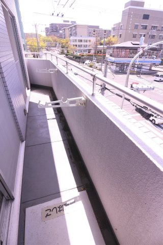 プラザ学園南のバルコニー