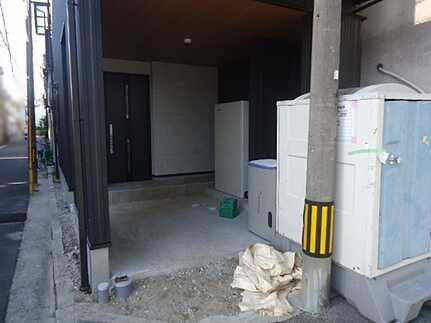 広島市中区江波栄町の玄関