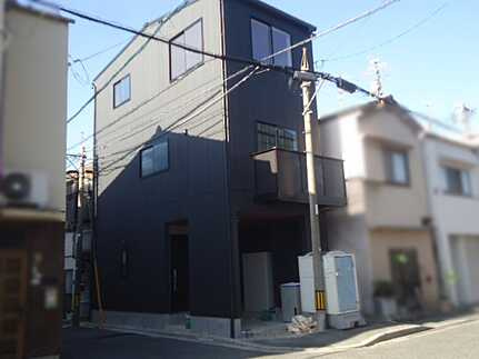 広島市中区江波栄町の前面道路含む現地写真