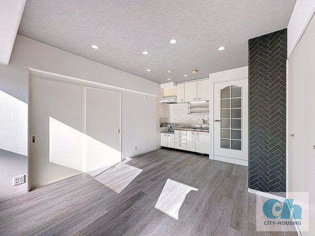 スカイライフハイツ 302号室の居間・リビング