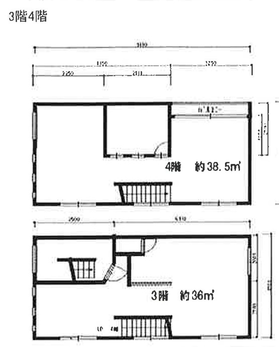 京都市南区吉祥院西ノ庄西浦町　一棟ビル　満室稼働中の間取り