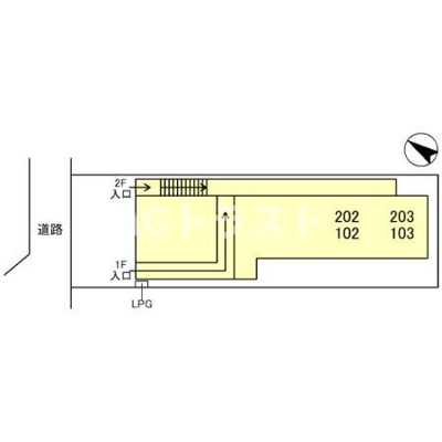 【区画図】 | コーポジョイ