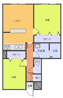 【間取り】 | ライオンズマンション仲間町（Z）