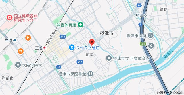 シャーメゾンクレリアの地図