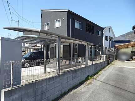 安佐北区可部南１丁目の前面道路含む現地写真