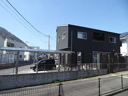 安佐北区可部南１丁目の前面道路含む現地写真