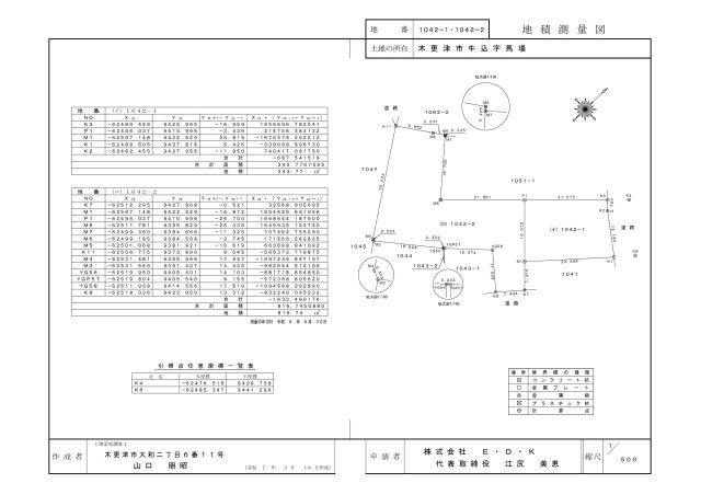 木更津市牛込　土地（金田BT、袖ヶ浦駅まで平坦）の土地図