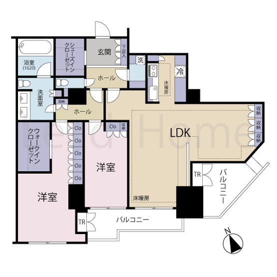 【間取り】 | 元麻布ヒルズフォレストタワー