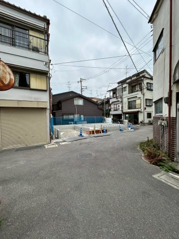 門真市舟田町の前面道路含む現地写真