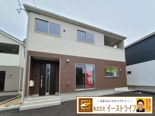 【新築戸建】　いわき市後田町第3の外観|3号棟外観写真　いつでもご案内いたします！お気軽にお問い合わせください。（担当：梶田）
