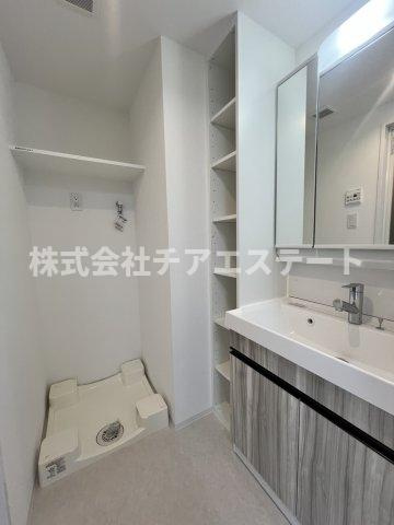 【洗面所】 | アイルプレミアム月島 | 洗面所です