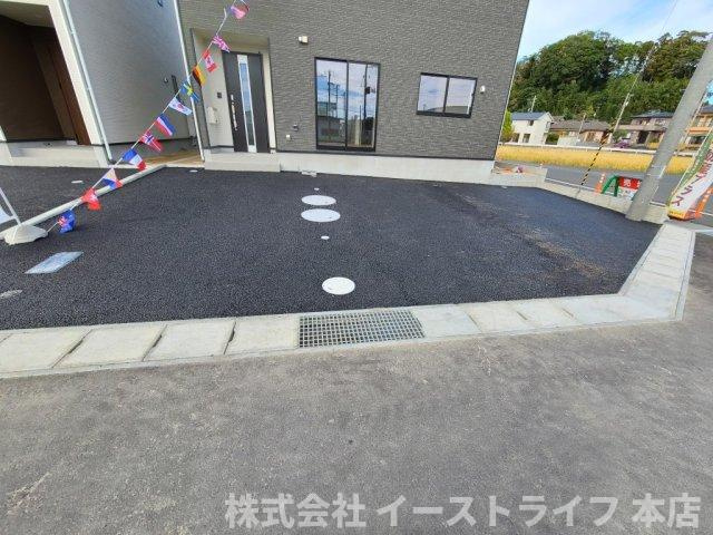 【新築戸建】　いわき市四倉町上仁井田第15　ラスト1棟の駐車場|1号棟のカースペースです。