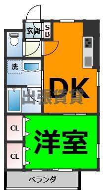 仲介手数料0円！プレステージ金城の間取り