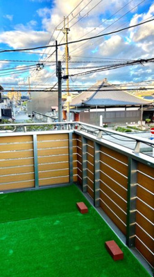 【バルコニー】 | 京都市伏見区西朱雀町店舗付住宅