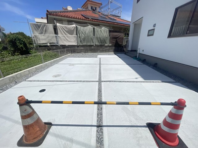 【駐車場】 | 読谷村比謝　第3（全3棟）3号棟 | 3号棟　並列駐車2台可♪