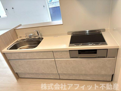 【キッチン】 | D-residence・K沖野上 | IHクッキングヒーター付き