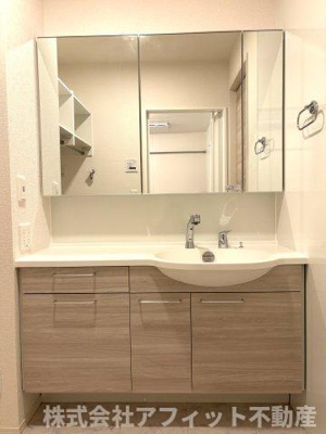 【洗面所】 | D-residence・K沖野上 | 洗髪洗面化粧台