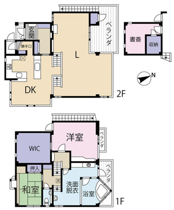 【間取り】 | 桜沢別荘地　戸建