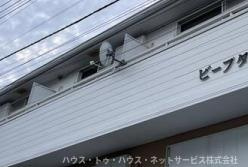 ビーブタウン高田のバルコニー