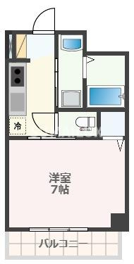 CASA　BIANCA九品寺の間取り