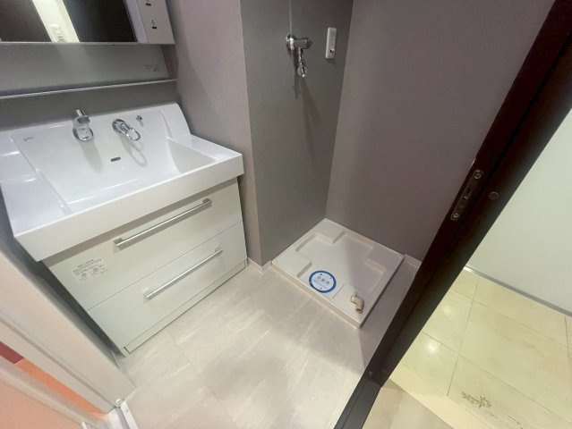 BRAVI南堀江の洗面所