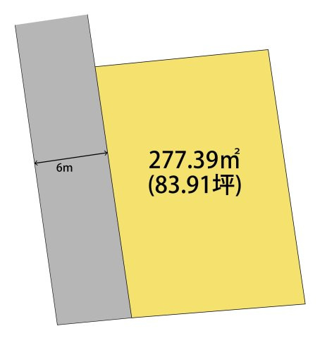 和歌山市神前・土地・124942の区画図