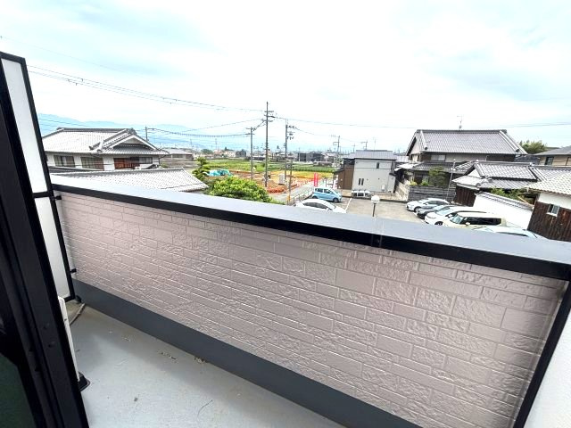 パーシモンフィールドのバルコニー