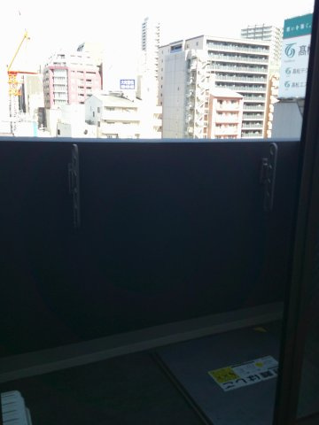 大阪市中央区博労町１丁目の賃貸マンションのバルコニー