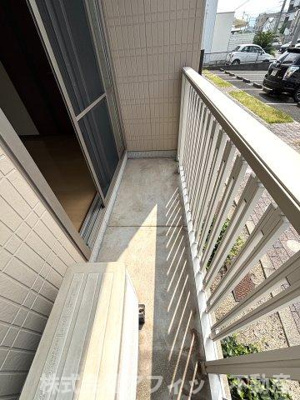 【バルコニー】 | シャーメゾン神辺 B棟 | 南向き