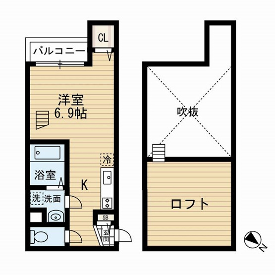 【間取り】 | ビラージュ吉塚