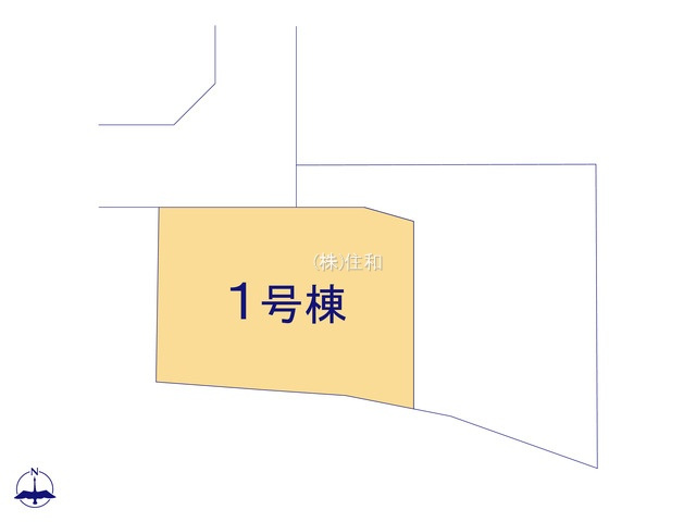 【新築分譲住宅】川越市仙波町第3の区画図