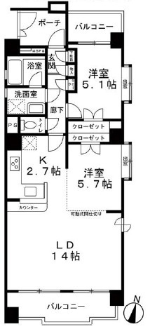 【間取り】 | メイゾン中村橋