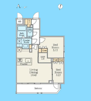 【間取り】 | クレストコート池上六丁目 | クレストコート池上六丁目