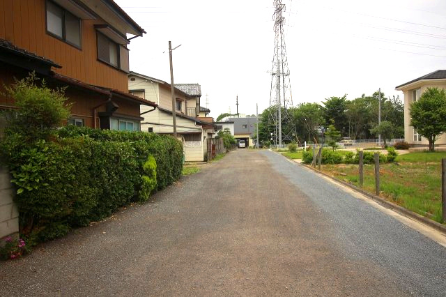 小山市喜沢　区画Bの前面道路含む現地写真