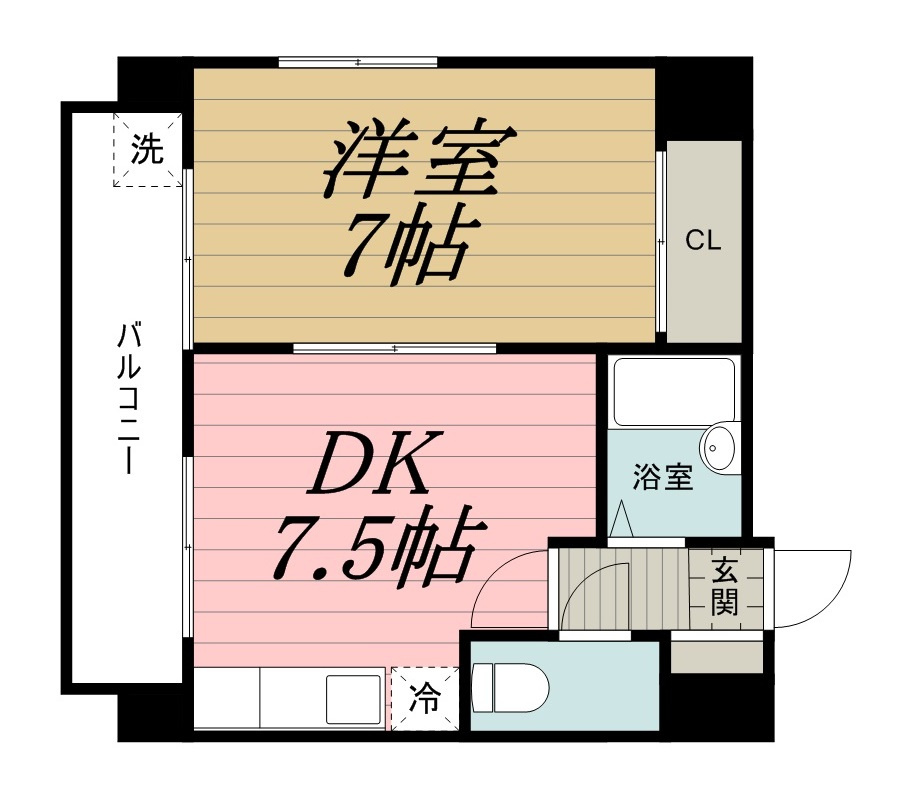 第一ファミールビルの間取り
