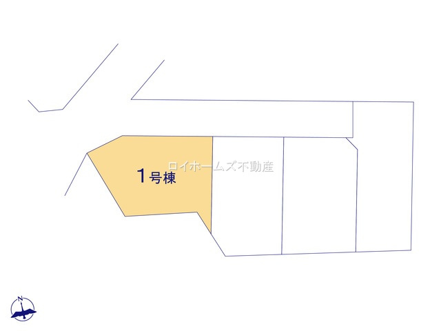 【区画図】 | 清須市春日上高畑44『仲介料無料』新築戸建て | 1号棟
