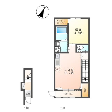 【間取り】 | Farbe | １LDKのお部屋です