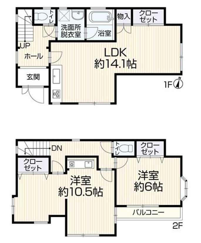 横浜市旭区中白根1丁目 中古戸建て【仲介手数料無料】の間取り