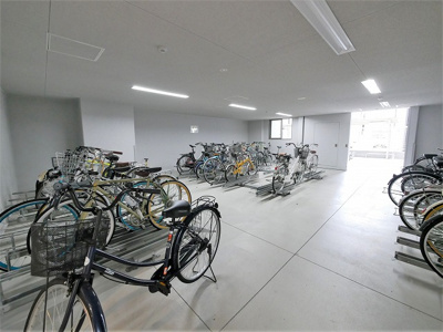 【その他共用部分】 | プライムアーバン御堂筋本町 | 駐輪場です