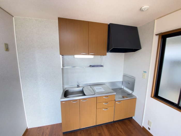 熊本市南区島町１丁目のアパートのキッチン