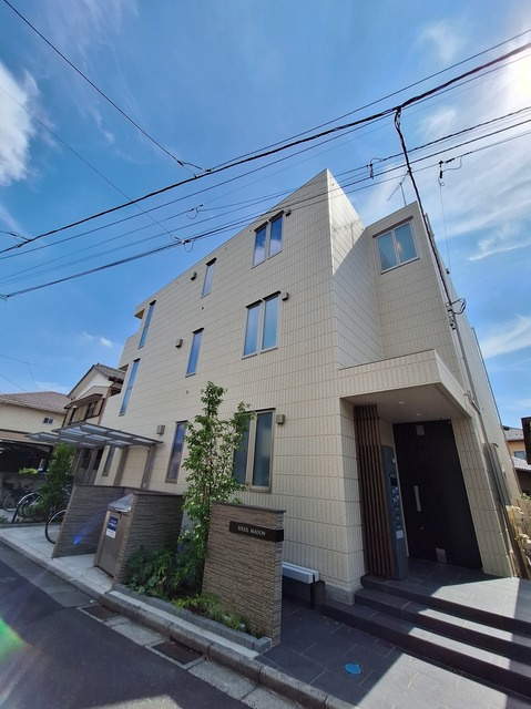 ソレイユメゾンの外観|閑静な住宅地