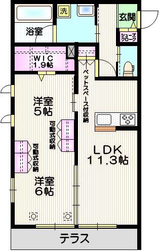 ソレイユメゾンの間取り