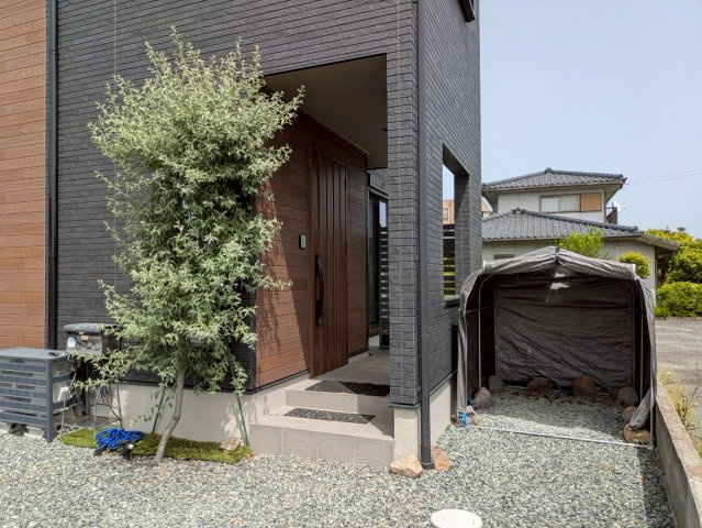 柳川市本町の中古一戸建の庭